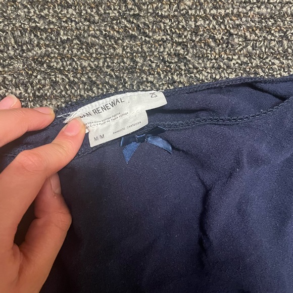 Urban Renewal Navy Coquette skirt - Picture 2 of 5